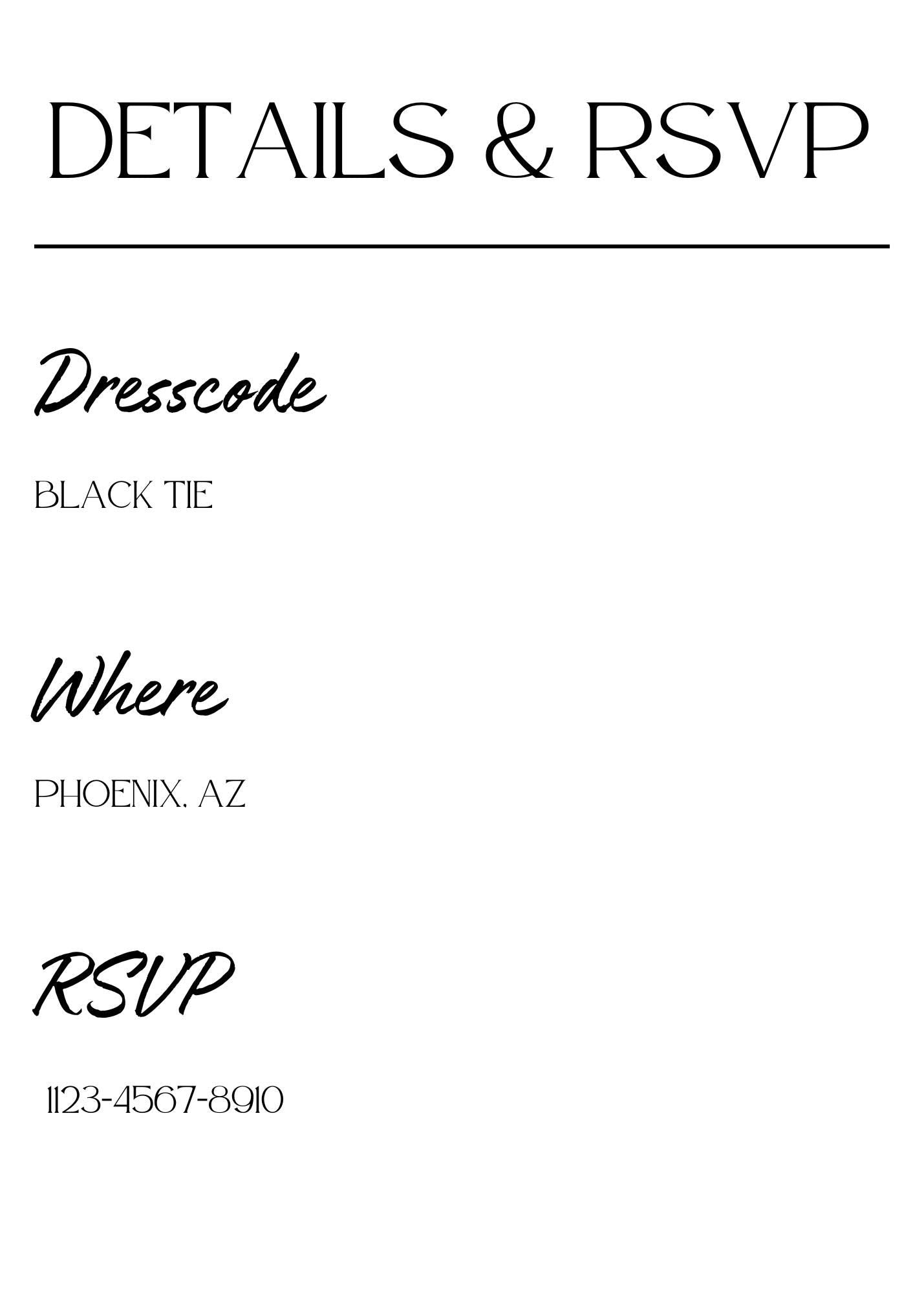 Editable Save the Date Template