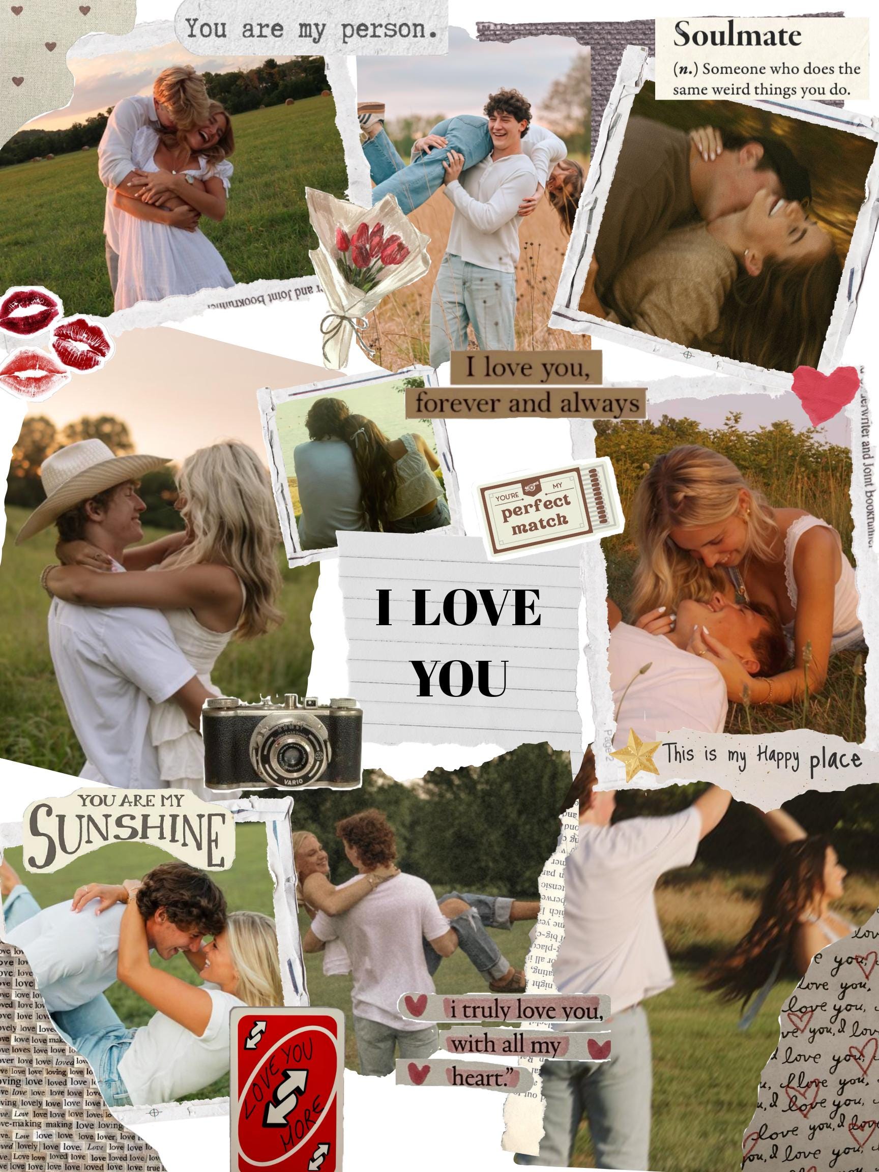 Editable Couple Collage Templates