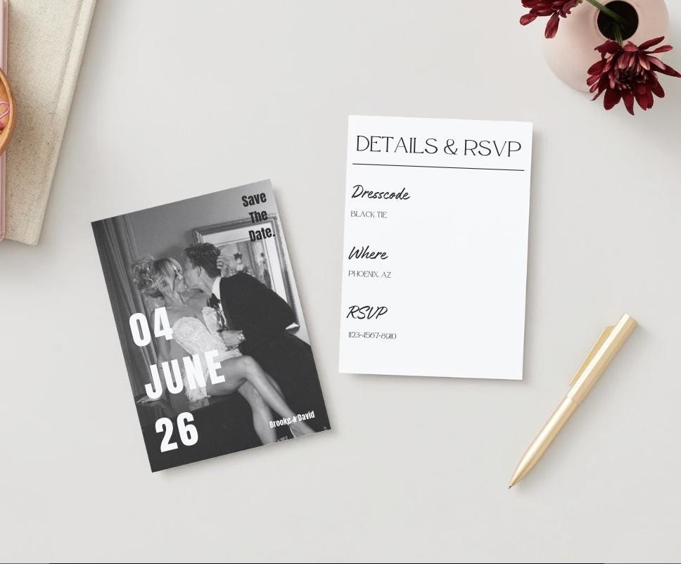 Editable Save the Date Template