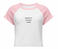 Raised on Country Roads baby tee