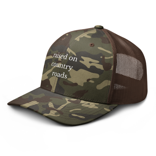 Camouflage trucker hat
