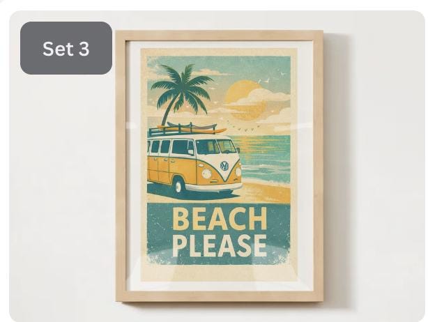 Beach Posters - Wall Decor