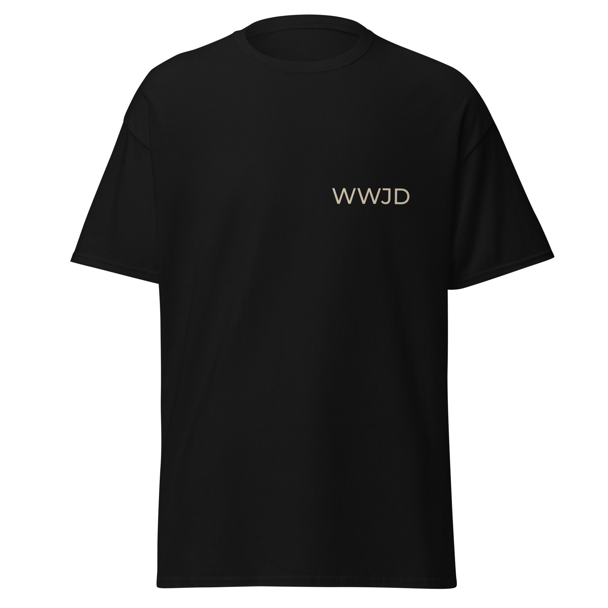 WWJD T-Shirt: Faith Reminder Tee, 100% Cotton Unisex Apparel