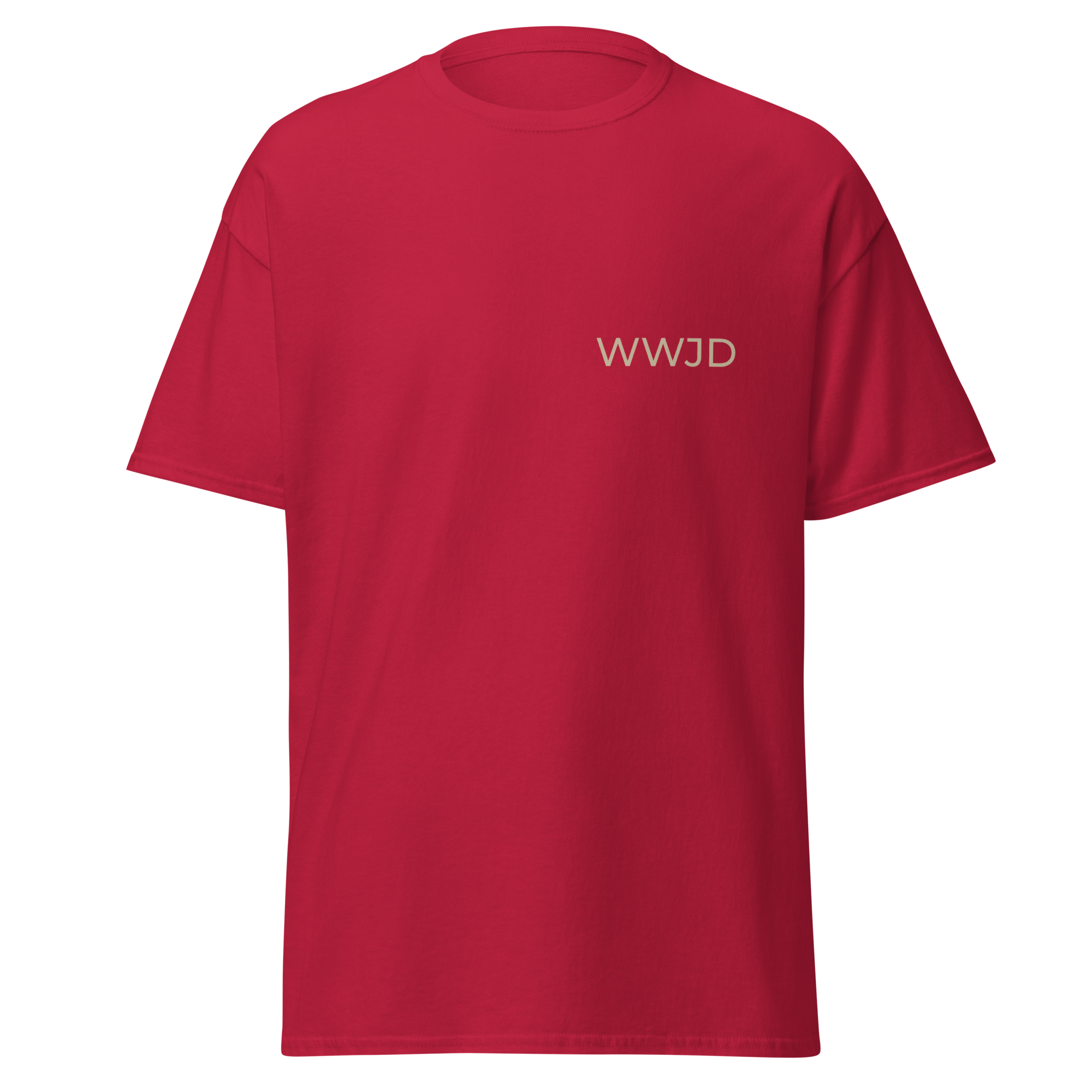 WWJD T-Shirt: Faith Reminder Tee, 100% Cotton Unisex Apparel