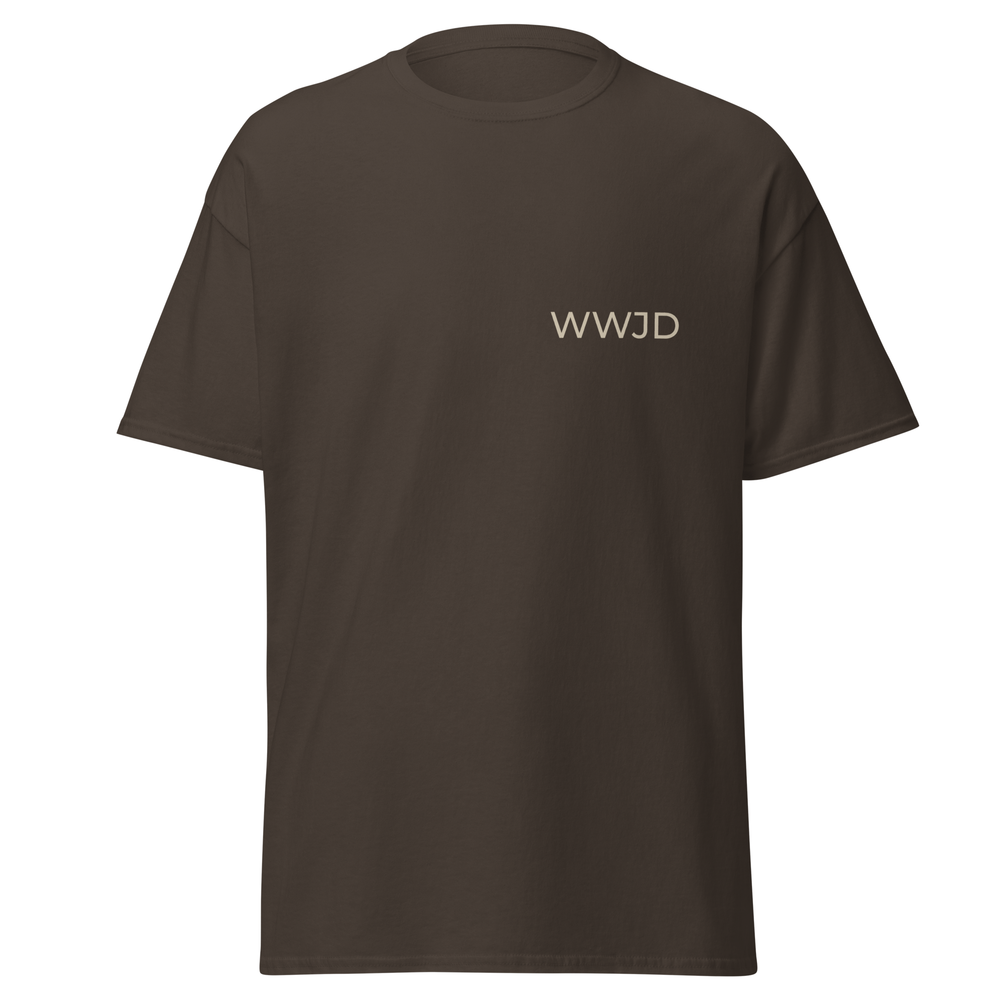 WWJD T-Shirt: Faith Reminder Tee, 100% Cotton Unisex Apparel