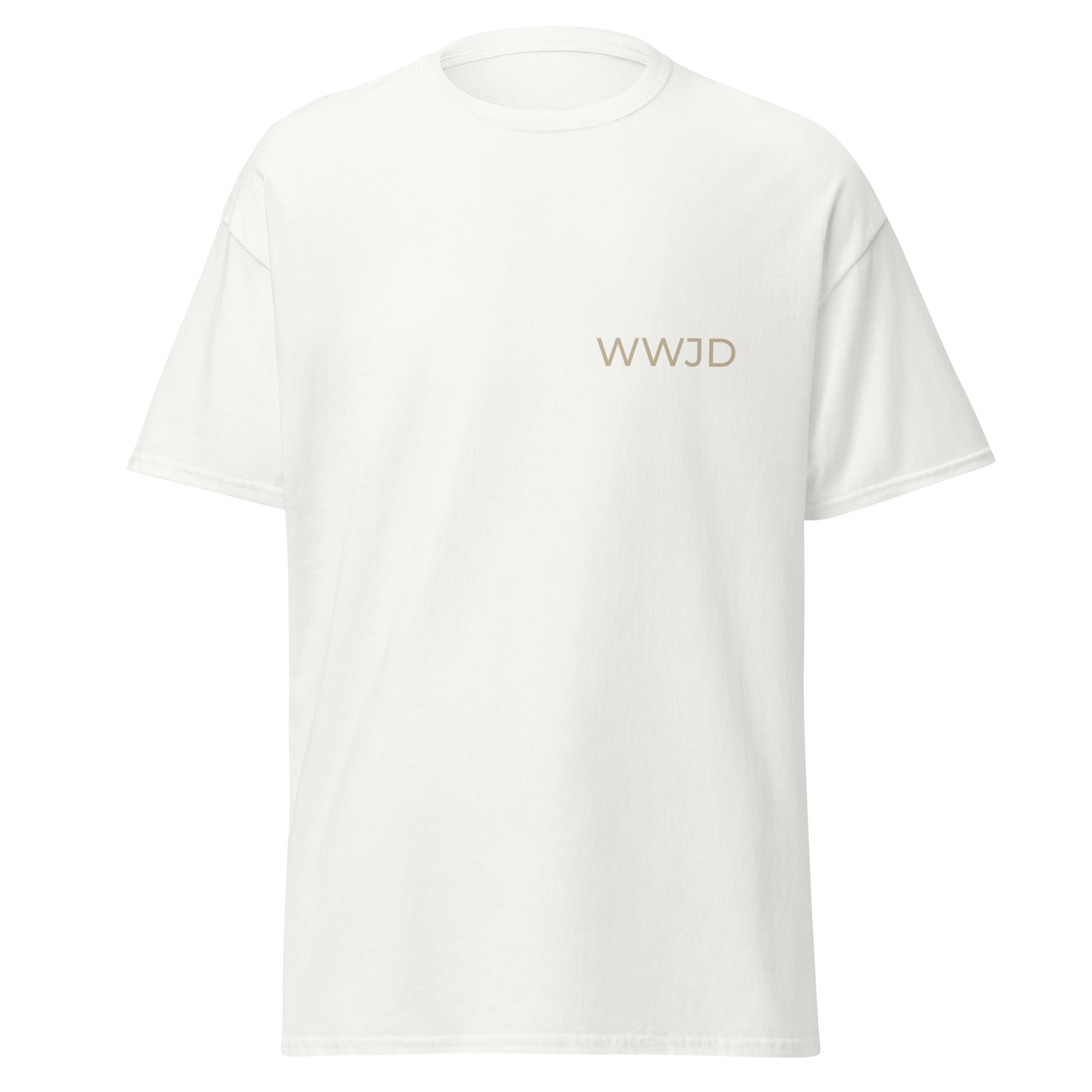 WWJD T-Shirt: Faith Reminder Tee, 100% Cotton Unisex Apparel