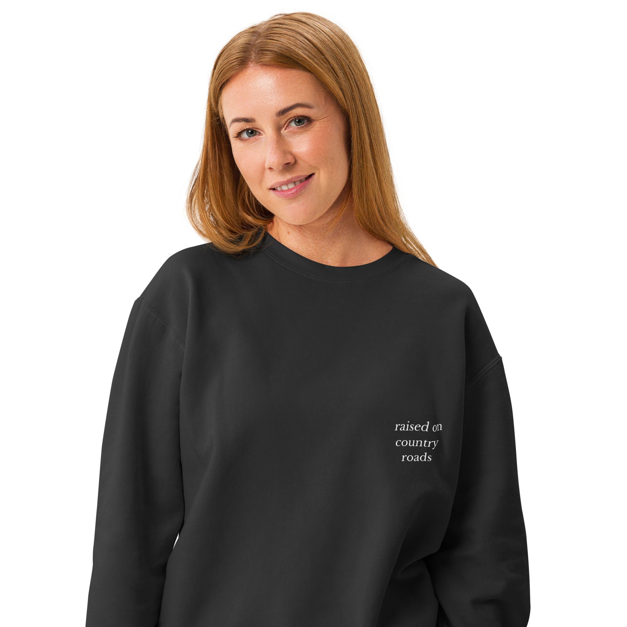 Raised on Country Roads crewneck