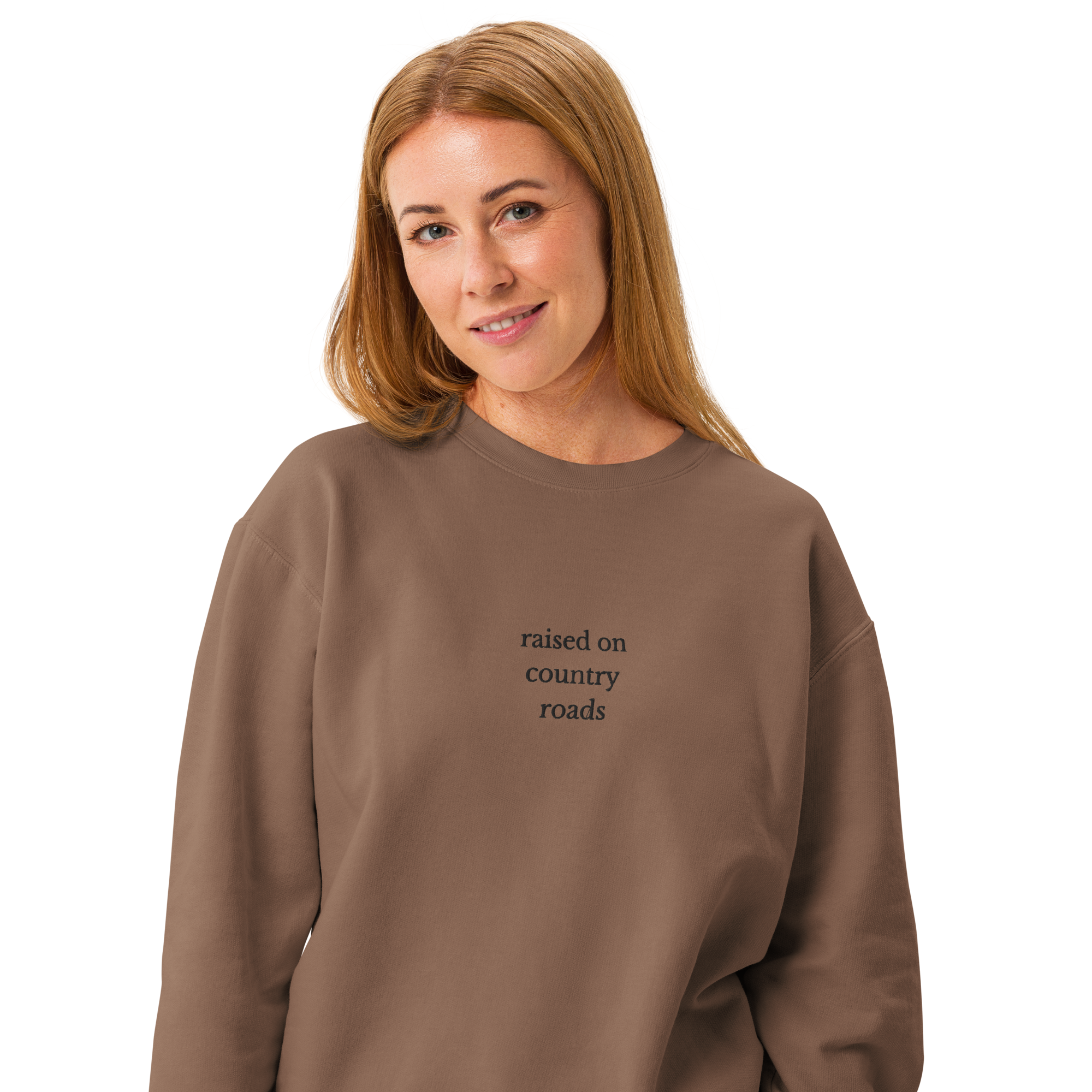 Raised on Country Roads crewneck