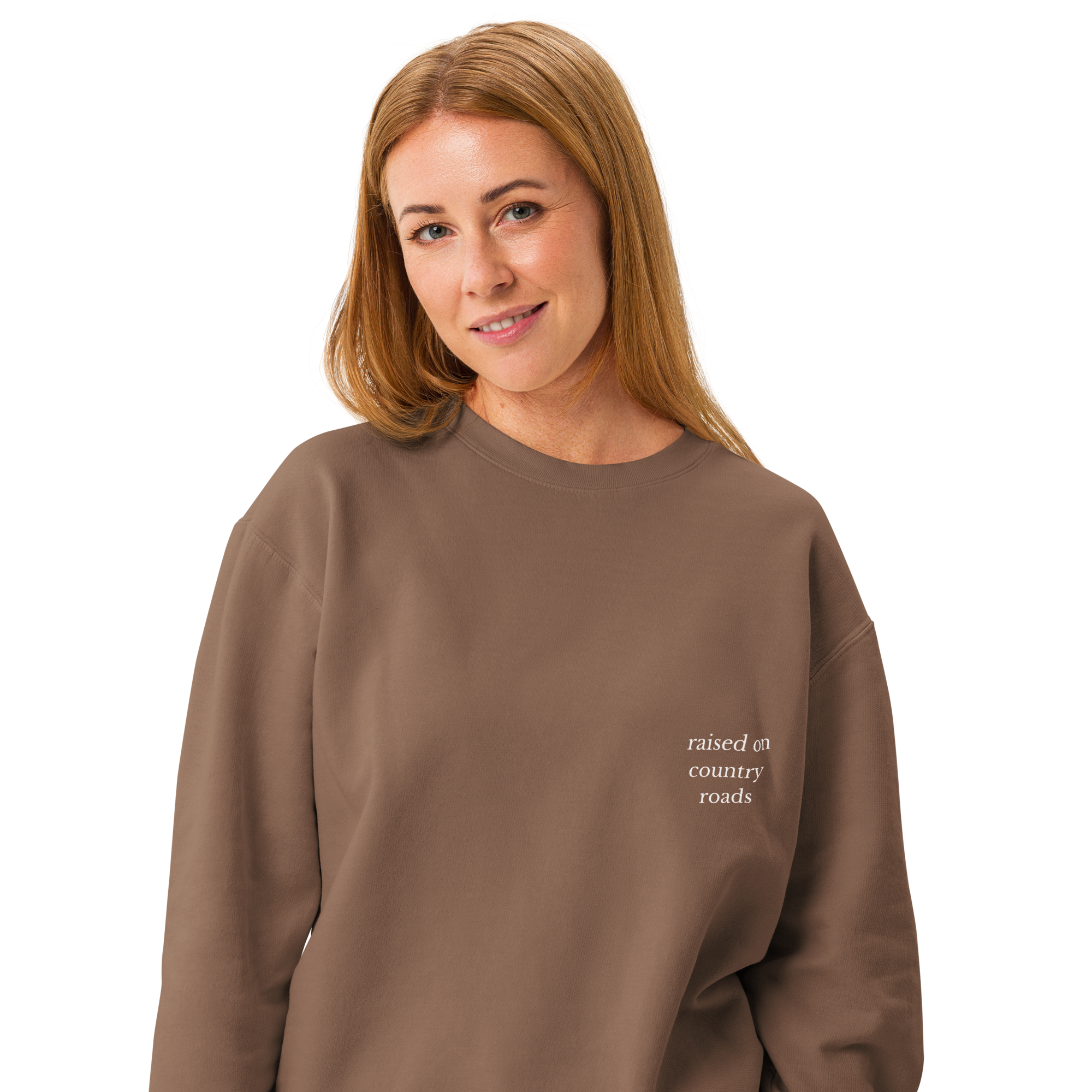 Raised on Country Roads crewneck
