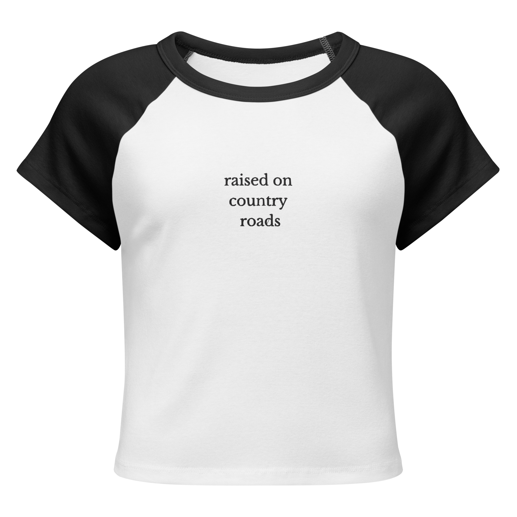Raised on Country Roads baby tee