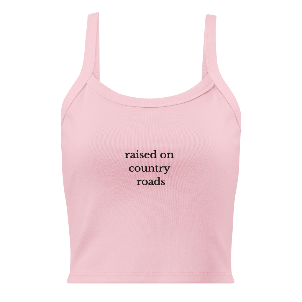 Raised on Country Roads tank top